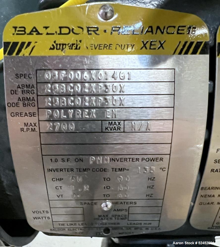 Used T&C Agitated Reactor, 150 Gallon, 316 L Stainless steel.