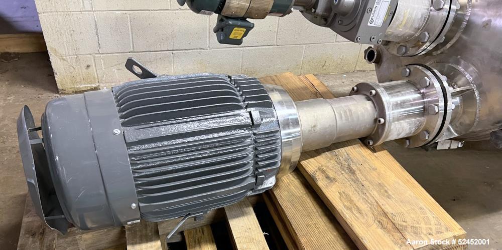 Used T&C Agitated Reactor, 150 Gallon, 316 L Stainless steel.