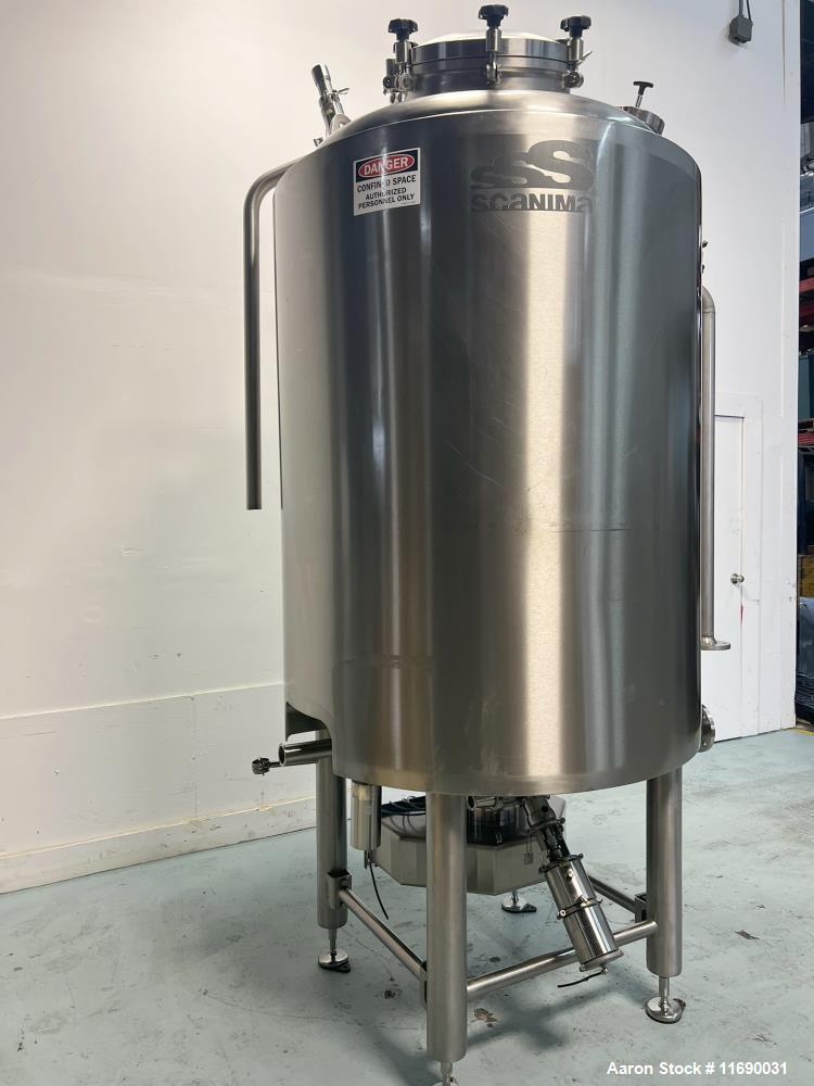 Used Tetra Pak (Scanima) STM-1250V Aseptic Mixing Reactor | 1,500L High Shear Vacuum Vessel