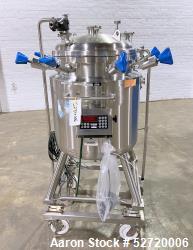 Used-Holloway Reactor, Approximate 150 Liter (39 Gallon), 316L Stainless Steel. Approximate 24" diameter x 24" straight side...