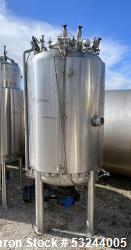 IAF 300 Gallon 316 Stainless Steel Agitated Fermentor / Reactor