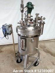  B and G Machine Reactor, Approximate 15 Gallon, 316L Stainless Steel, Vertical. Approximate 14" dia...