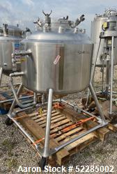 DCI Reactor Vessel, 120 Gallon / 454 Liter capacity. 316 Stainless steel.