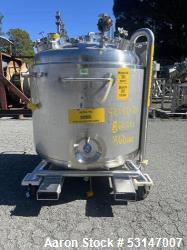 Precision Stainless 600-Liter (158 Gallon) 316L Stainless Steel Reactor Vessel.