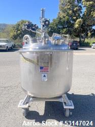 Precision Stainless 150 Liter (40 Gallon) Hastelloy Reactor Vessel.