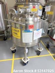 Precision Stainless 300 Liter (80 Gallon) 316L Stainless Steel Reactor Vessel.