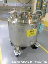 Precision Stainless 300 Liter (80 Gallon) 316L Stainless Steel Reactor Vessel.