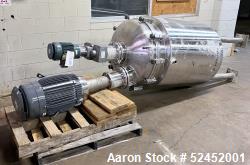 Used- T&C Agitated Reactor, 150 Gallon, 316 L Stainless steel.