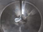 Used-300 liter HM Rustfri kettle, stainless steel construction, jacketed for 2.7 bar(39 psi at 150 c, top entering .75 kw Ek...