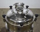 Used Alloy Products 30 Gallon Pressure Vessel / Mix Tank, Stainless Steel, Vertical. Approximate 18