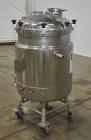 Used Alloy Products 60 Gallon Pressure Vessel / Mix Tank, Stainless Steel, Vertical. Approximate 24