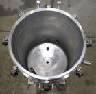 Used Alloy Products 60 Gallon Pressure Vessel / Mix Tank, Stainless Steel, Vertical. Approximate 24