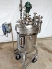 Used- B and G Machine Reactor, Approximate 15 Gallon, 316L Stainless Steel, Vertical. Approximate 14" diameter x 19" straigh...