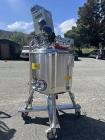 Used Bulling 100L 316L Stainless Steel Reactor – 45 PSI – Jacketed – Lightnin Agitator – Mobile – Biotech Use