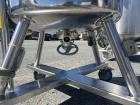 Used Bulling 100L 316L Stainless Steel Reactor – 45 PSI – Jacketed – Lightnin Agitator – Mobile – Biotech Use