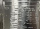 Used 160 Gallon Feldmeier Reactor, 316L stainless steel construction