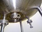 Used- Precision Stainless Reactor, 500 Liter (132 Gallon)