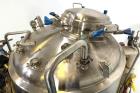 Used Precision Stainless 1,500 Liter (400 Gallon) AL-6XN Sanitary Reactor / Fermenter – 45 PSI / FV with Bottom Agitation