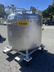 Precision Stainless 600-Liter (158 Gallon) 316L Stainless Steel Reactor Vessel.