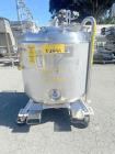 Precision Stainless 600 Liter (158 Gallon) 316L Stainless Steel Reactor Vessel.