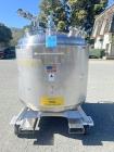 Precision Stainless 600 Liter (158 Gallon) 316L Stainless Steel Reactor Vessel.