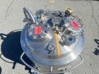 Precision Stainless 150 Liter (40 Gallon) 316L Stainless Steel Reactor Vessel.