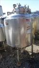 Used Precision Stainless Reactor, Approximate 150 Gallon, 316L Stainless Steel