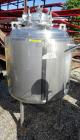 Used Precision Stainless Reactor, Approximate 150 Gallon, 316L Stainless Steel