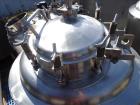 Used Precision Stainless Reactor, Approximate 150 Gallon, 316L Stainless Steel