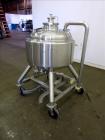 Used Pure-flo/ ITT Industries Reactor, 150 Liter(39.62 Gallon), 316L Stainless