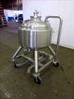 Used- Pure-flo/ ITT Industries Reactor, 150 Liter(39.62 Gallon), 316L Stainless