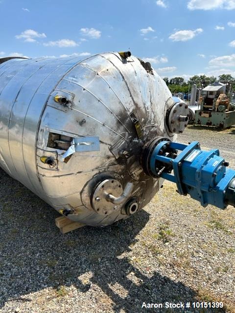 Used Stainless Steel Reactor, Approximate 3,750 Gallon
