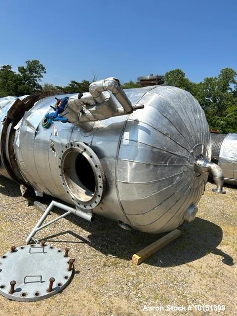 Used Stainless Steel Reactor, Approximate 3,750 Gallon
