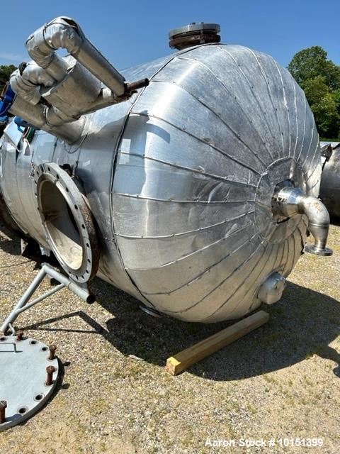 Used Stainless Steel Reactor, Approximate 3,750 Gallon