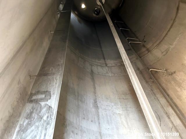 Used Stainless Steel Reactor, Approximate 3,750 Gallon