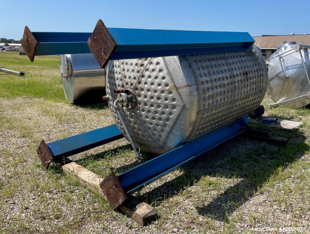 Used Norwalk Fabricators Inc Agitated Reactor, Approximately 1,700 Gallons, 316L Stainless Steel, Vertical. Approximate 6' diameter x 7' straight side. Dished top and bottom. Internal rated 60 psi / ...