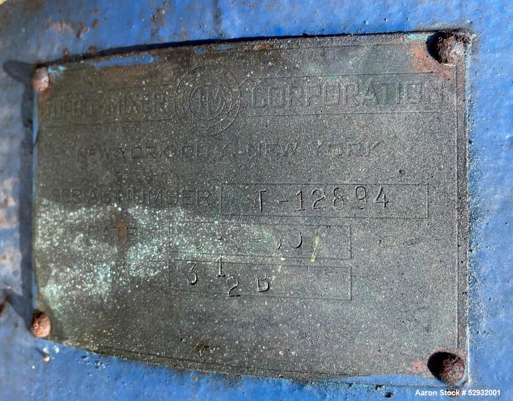 Used Norwalk Fabricators Inc Agitated Reactor, Approximately 1,700 Gallons, 316L Stainless Steel, Vertical. Approximate 6' diameter x 7' straight side. Dished top and bottom. Internal rated 60 psi / ...