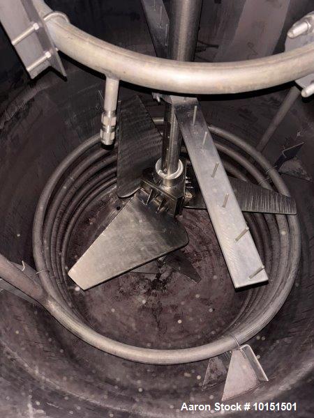 Alloy Fabricators Approximately 1,950 Gallon Mix Tank with Internal Coils