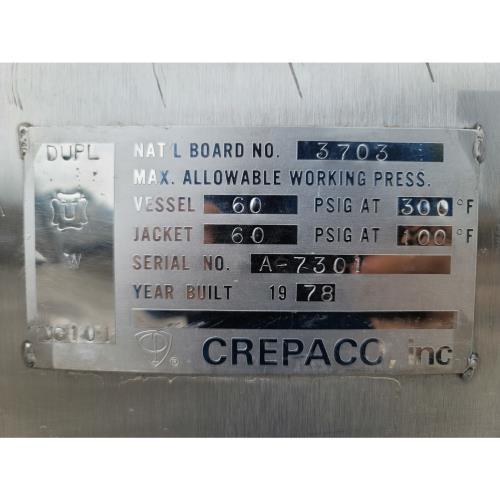 Used Crepaco Reactor