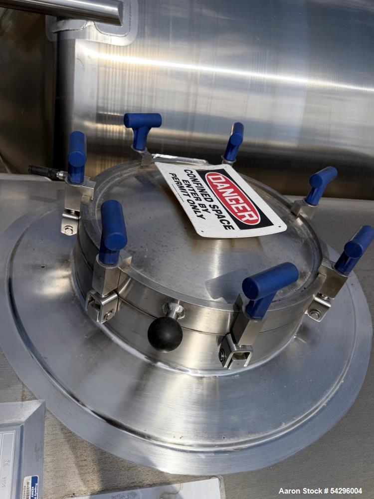 2,600 Gallon Feldmeier Stainless Steel Jacketed Mixing Tank with Sweep Agitator