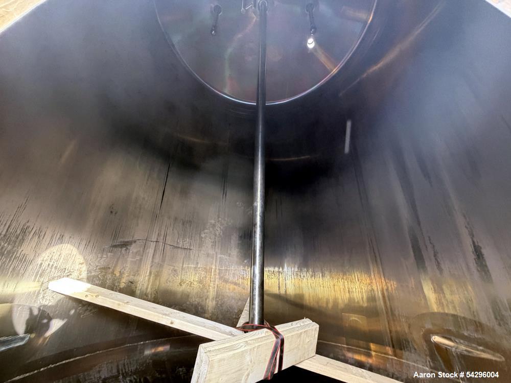 2,600 Gallon Feldmeier Stainless Steel Jacketed Mixing Tank with Sweep Agitator