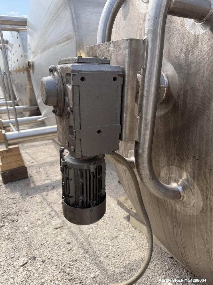 2,600 Gallon Feldmeier Stainless Steel Jacketed Mixing Tank with Sweep Agitator