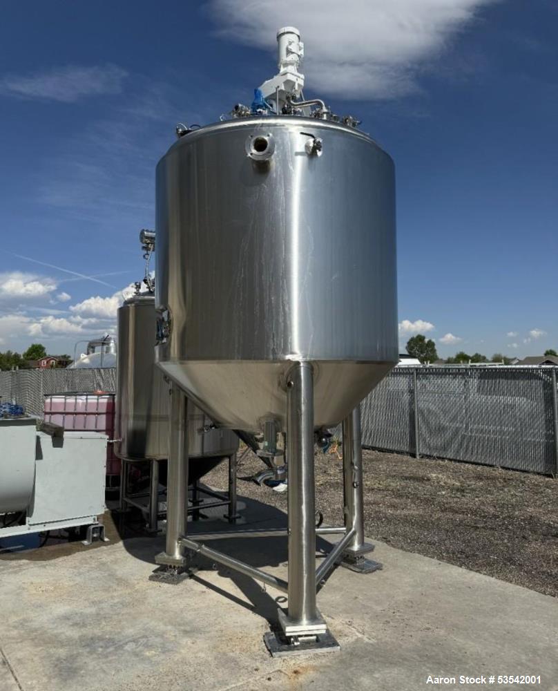 Inox Industries 316L Stainless Steel 1000 Gallon Agitated Reactor