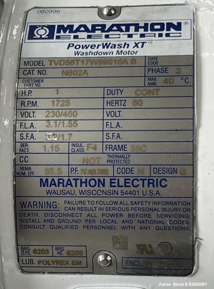 Inox Industries 316L Stainless Steel 1000 Gallon Agitated Reactor