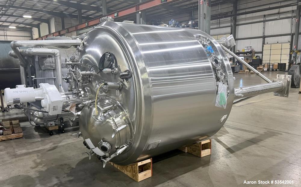 Inox Industries 316L Stainless Steel 1000 Gallon Agitated Reactor