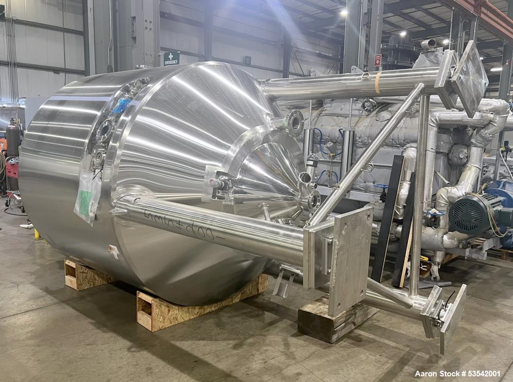 Inox Industries 316L Stainless Steel 1000 Gallon Agitated Reactor