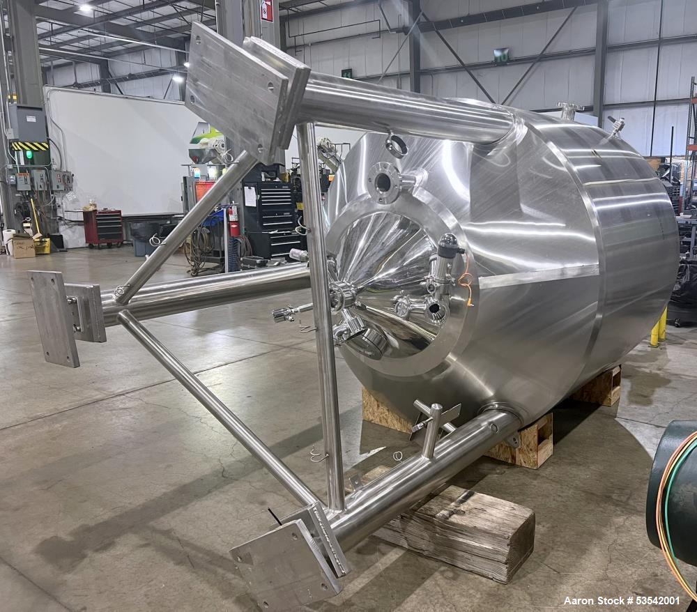Inox Industries 316L Stainless Steel 1000 Gallon Agitated Reactor