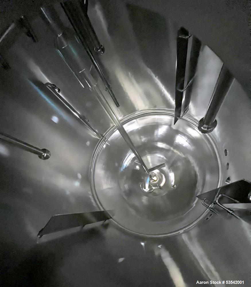 Inox Industries 316L Stainless Steel 1000 Gallon Agitated Reactor