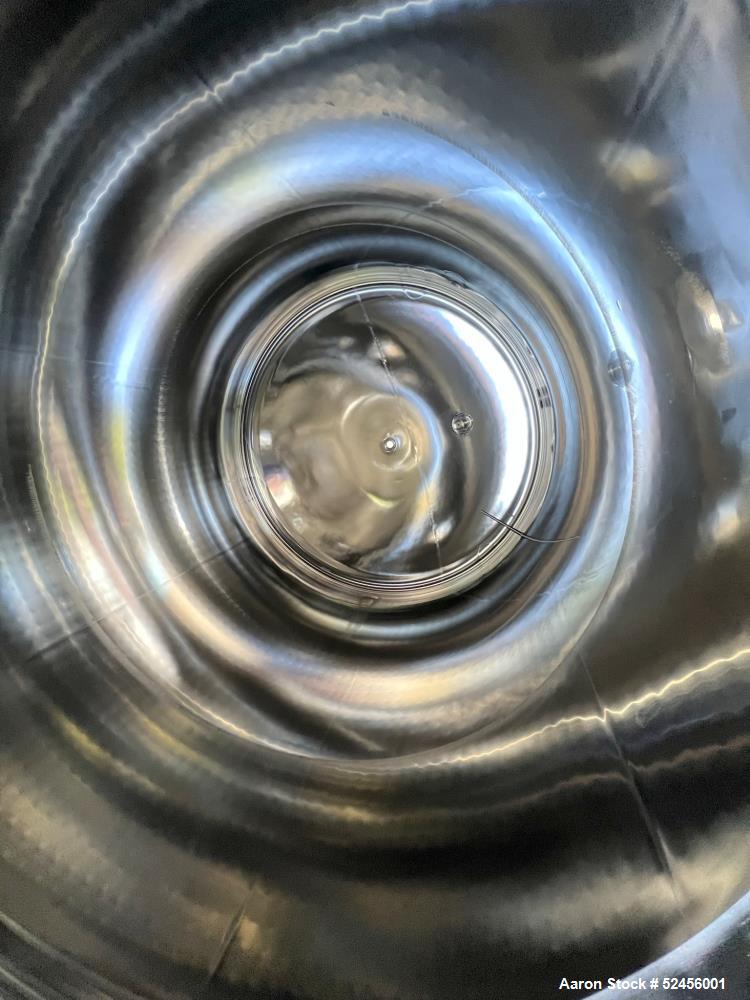 Used Mueller 2,641 Gallon (10,000 Liter) Reactor, Model F, 316L Stainless Steel, Vertical. 90" Diameter x 90" straight side, dished top and bottom. Internal rated 50 psi/Full Vacuum at -7 to 300 degr...