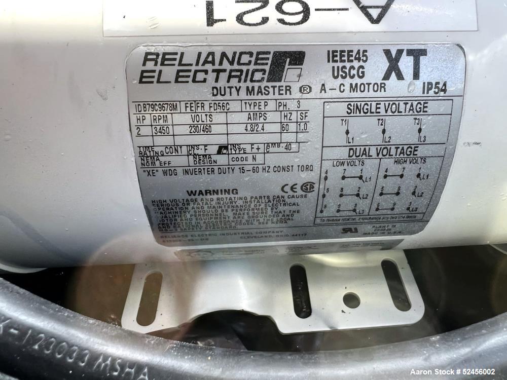 Used Mueller Reactor, 2,641 Gallon (10,000 Liter), Model F, 316L Stainless Steel, Vertical. 90" Diameter x 90" straight side, dished top and bottom. Internal rated 50 psi/Full Vacuum at -7 to 300 deg...